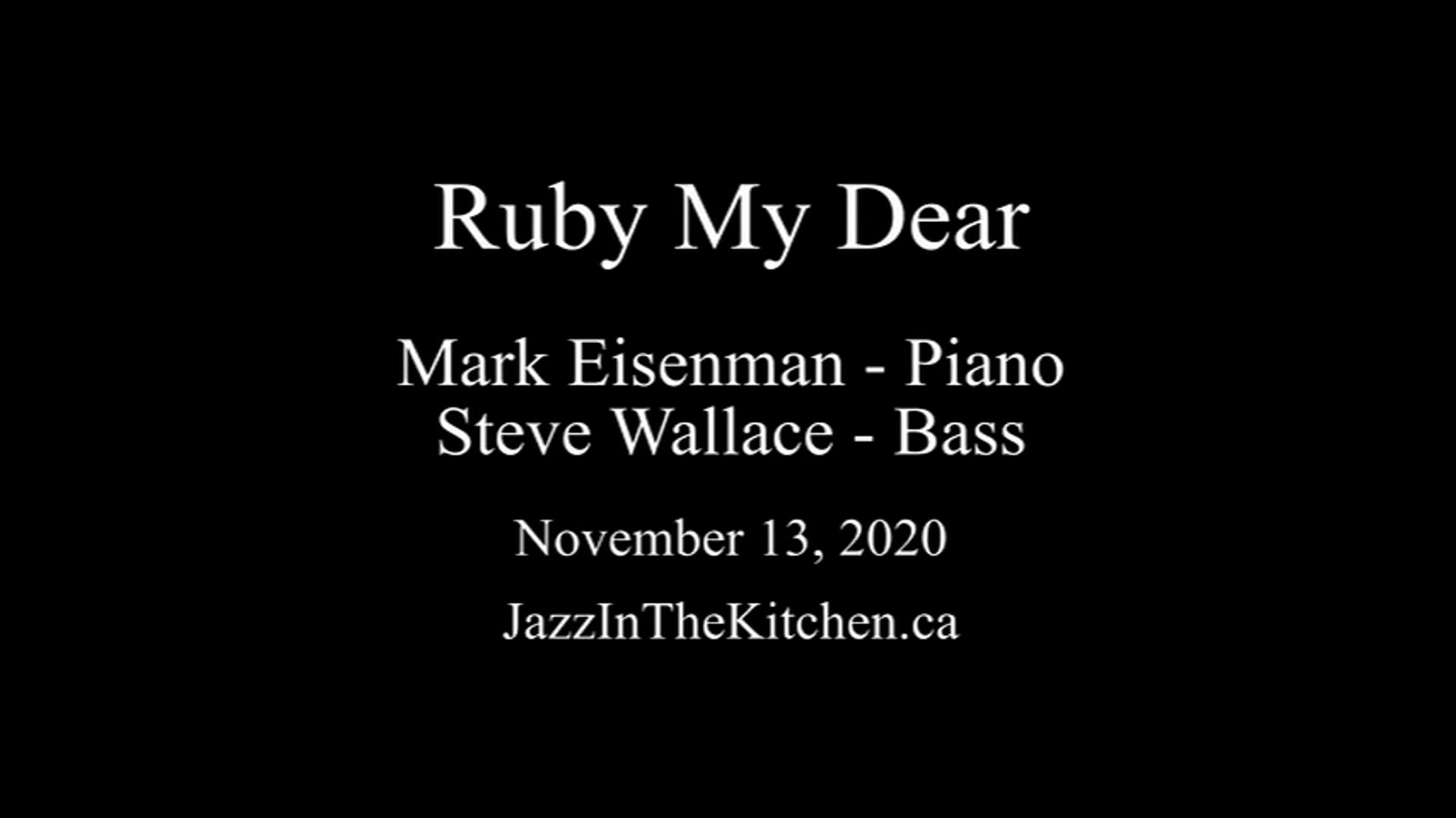 Ruby My Dear Ruby My Dear