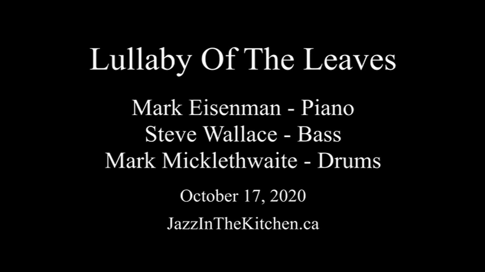 Lullaby Of The Leaves Lullaby Of The Leaves