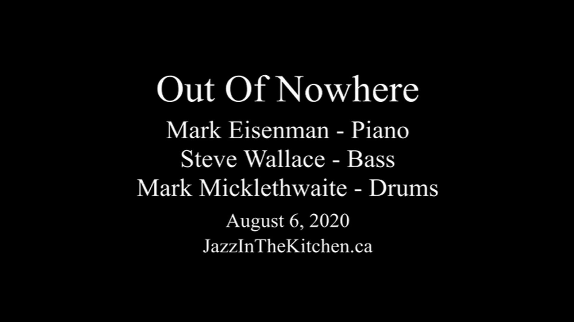 Out Of Nowhere Out Of Nowhere