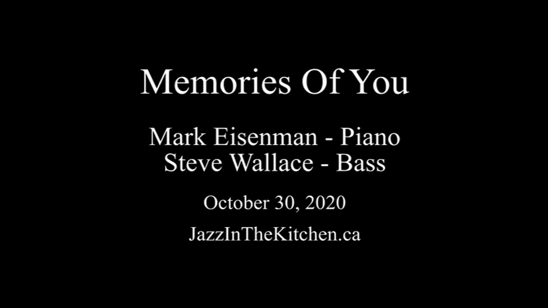 Memories of You Memories of You